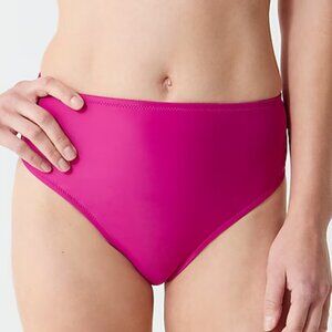 J. Crew High-rise full-coverage bikini bottom XXL